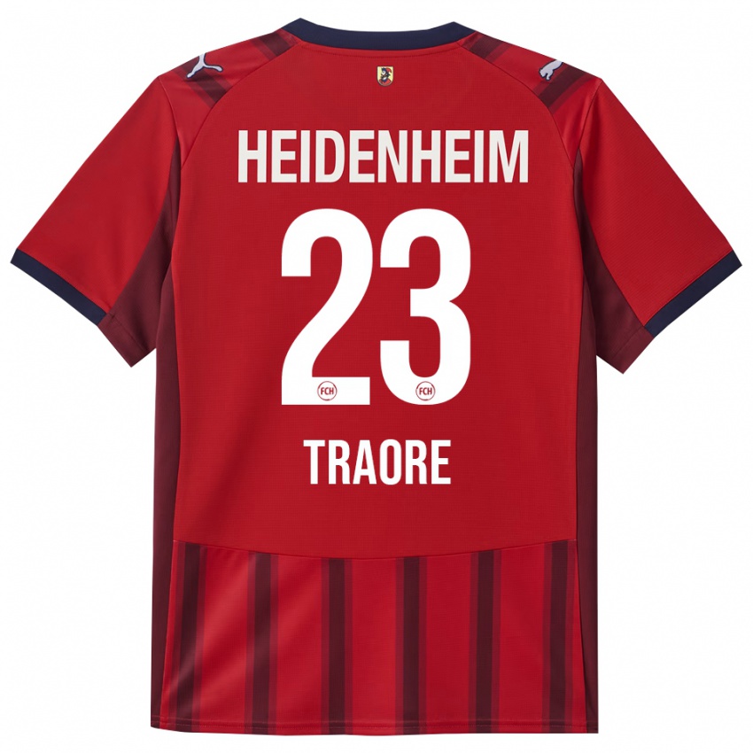 ילדים Omar Traoré #23 אדום נייבי ג'רזי ביתית 2025/26 חולצה קצרה