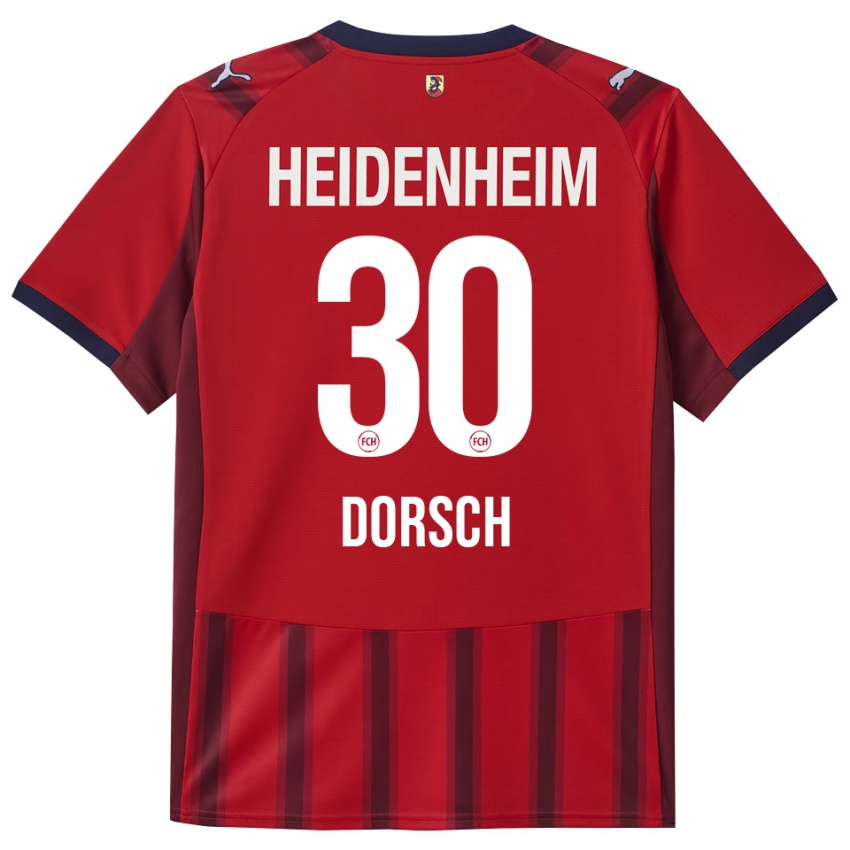 ילדים ניקלאס דורש #30 אדום נייבי ג'רזי ביתית 2025/26 חולצה קצרה