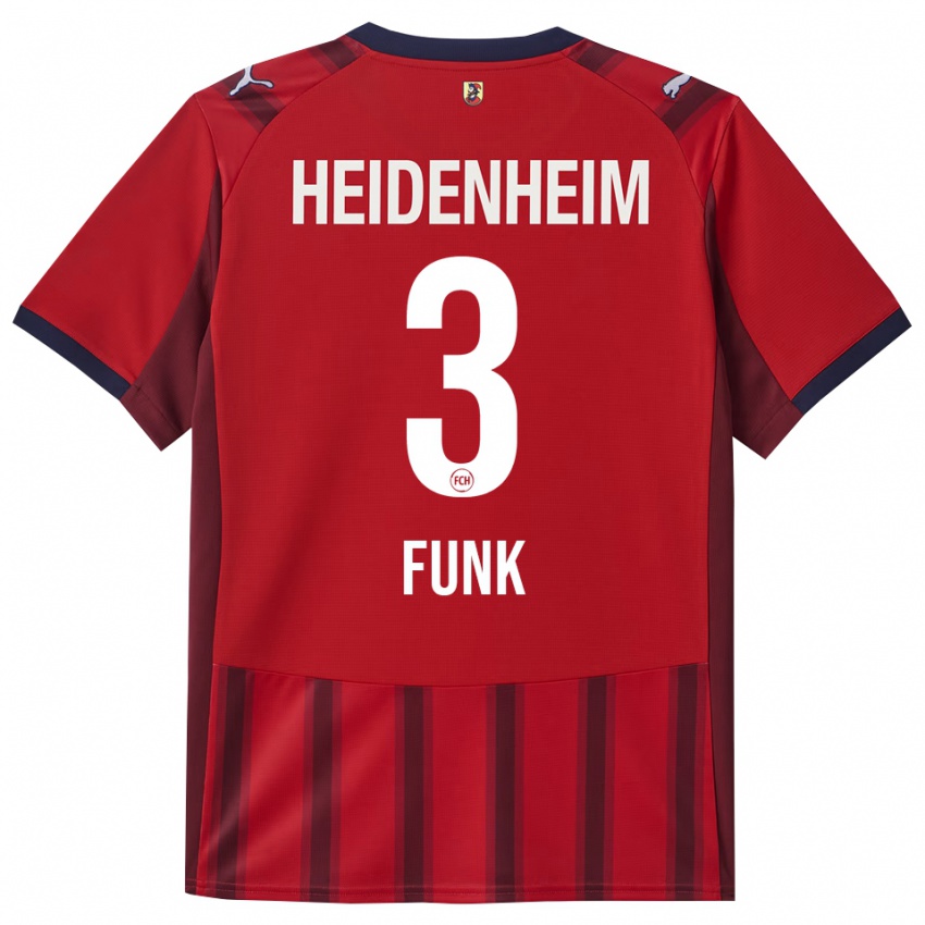 ילדים Lennox Funk #3 אדום נייבי ג'רזי ביתית 2025/26 חולצה קצרה