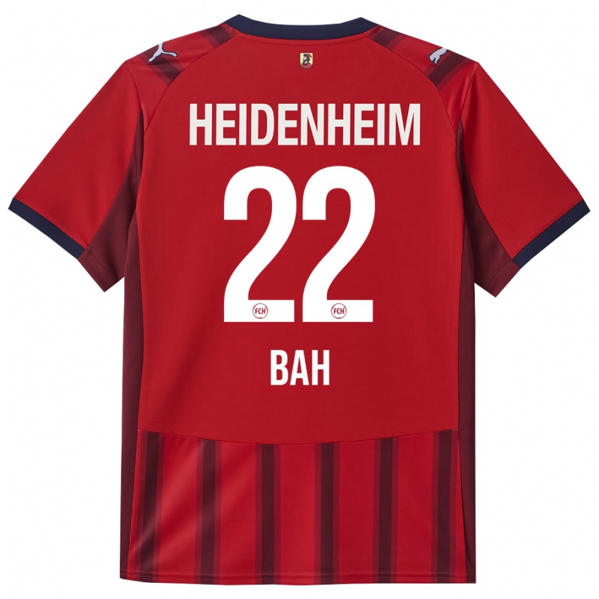 ילדים Tigidankay Bah #22 אדום נייבי ג'רזי ביתית 2025/26 חולצה קצרה