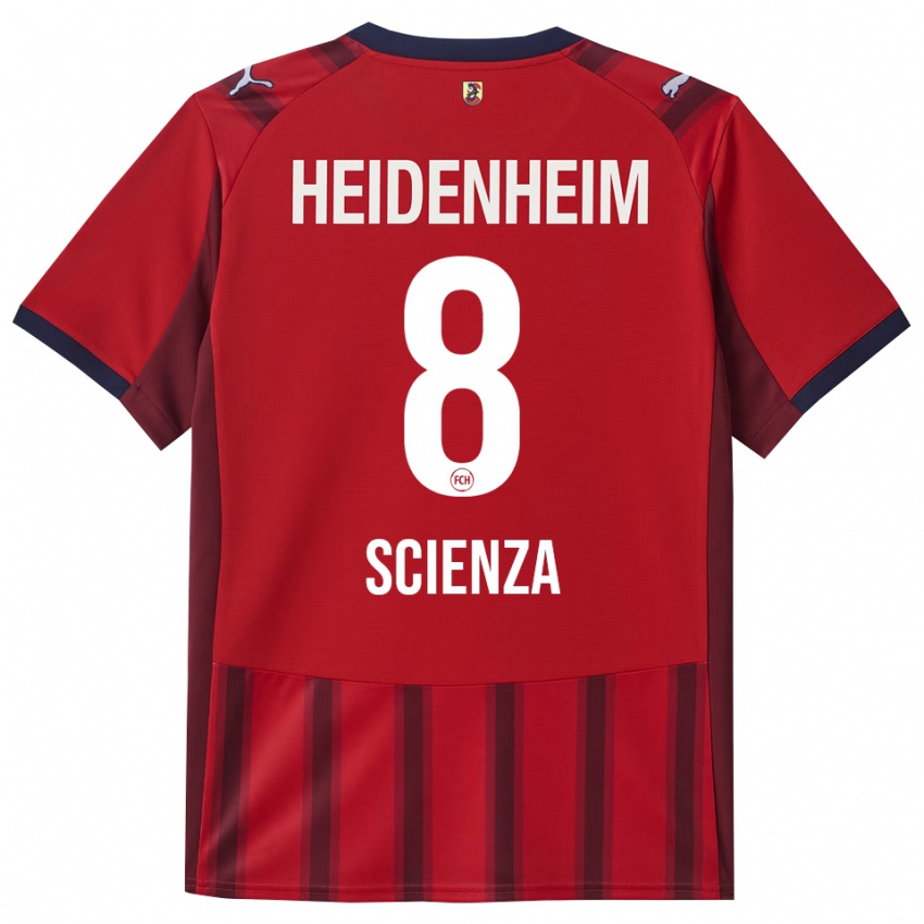 ילדים לאו סקינזה #8 אדום נייבי ג'רזי ביתית 2025/26 חולצה קצרה