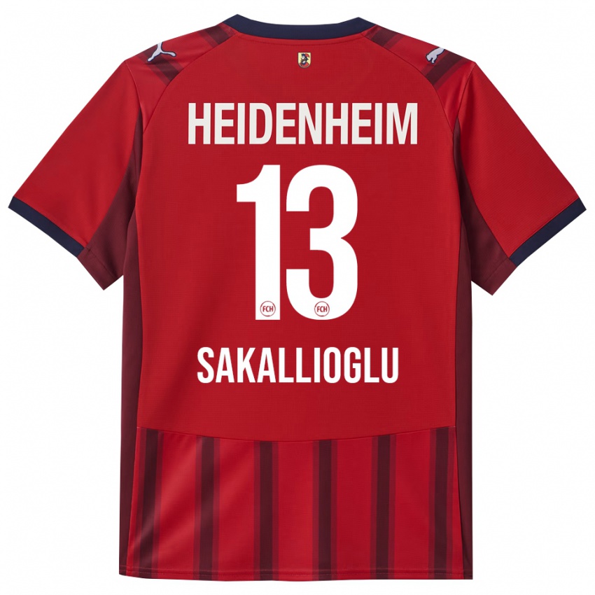 ילדים ניסה סקליוגלו #13 אדום נייבי ג'רזי ביתית 2025/26 חולצה קצרה