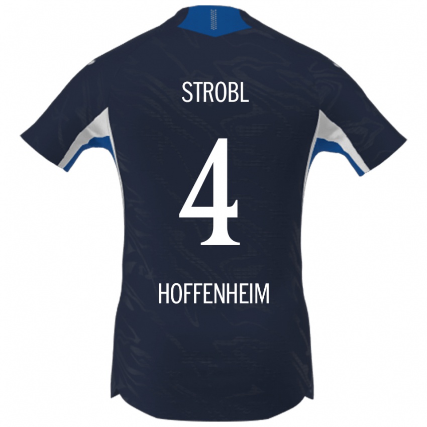 ילדים לארס שטרובל #4 נייבי לבן ג'רזי ביתית 2025/26 חולצה קצרה