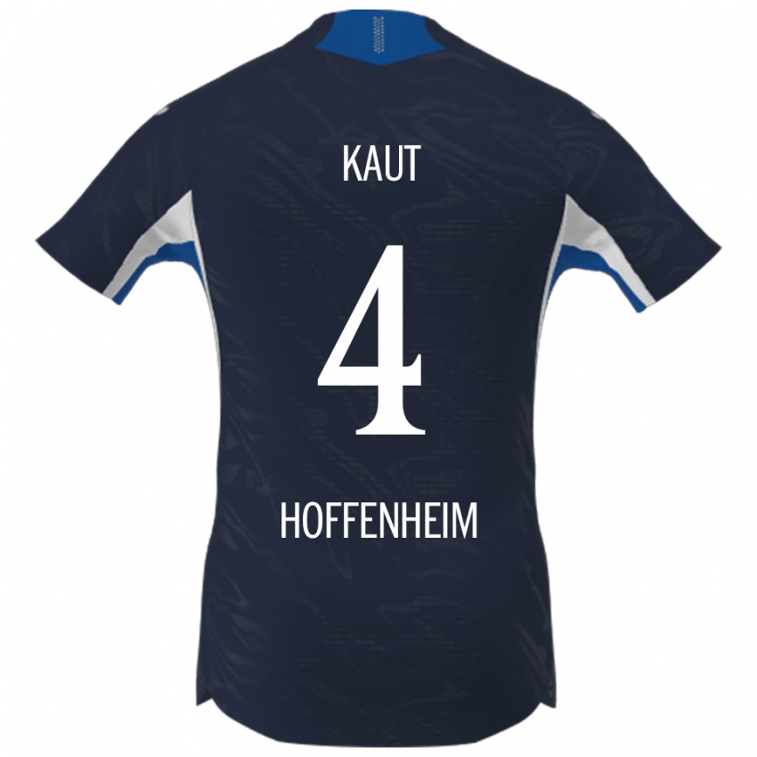 ילדים Lisann Kaut #4 נייבי לבן ג'רזי ביתית 2025/26 חולצה קצרה