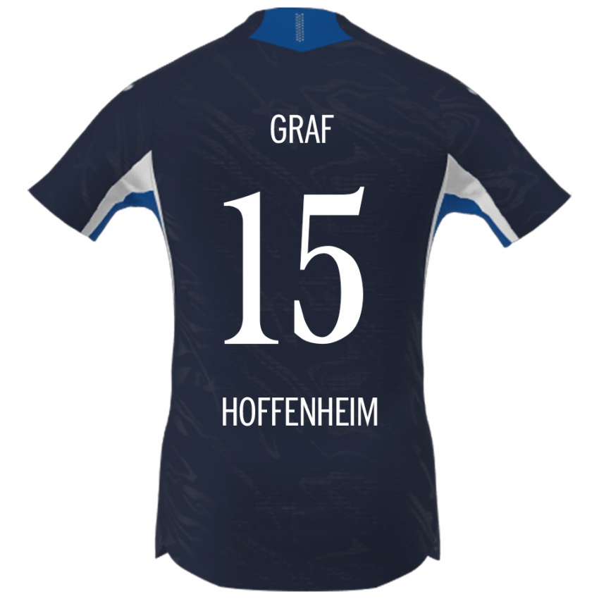 ילדים Julian Graf #15 נייבי לבן ג'רזי ביתית 2025/26 חולצה קצרה
