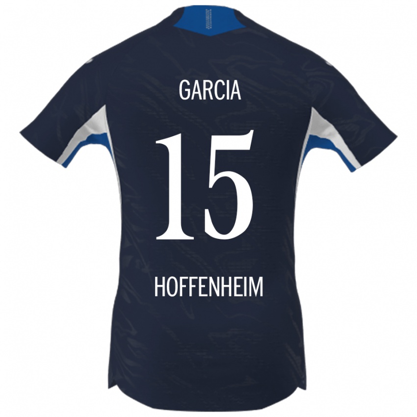 ילדים Marta Cazalla Garcia #15 נייבי לבן ג'רזי ביתית 2025/26 חולצה קצרה