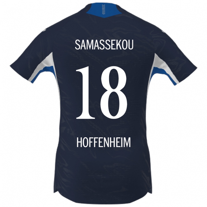 ילדים דיאדייה סמאסקו #18 נייבי לבן ג'רזי ביתית 2025/26 חולצה קצרה