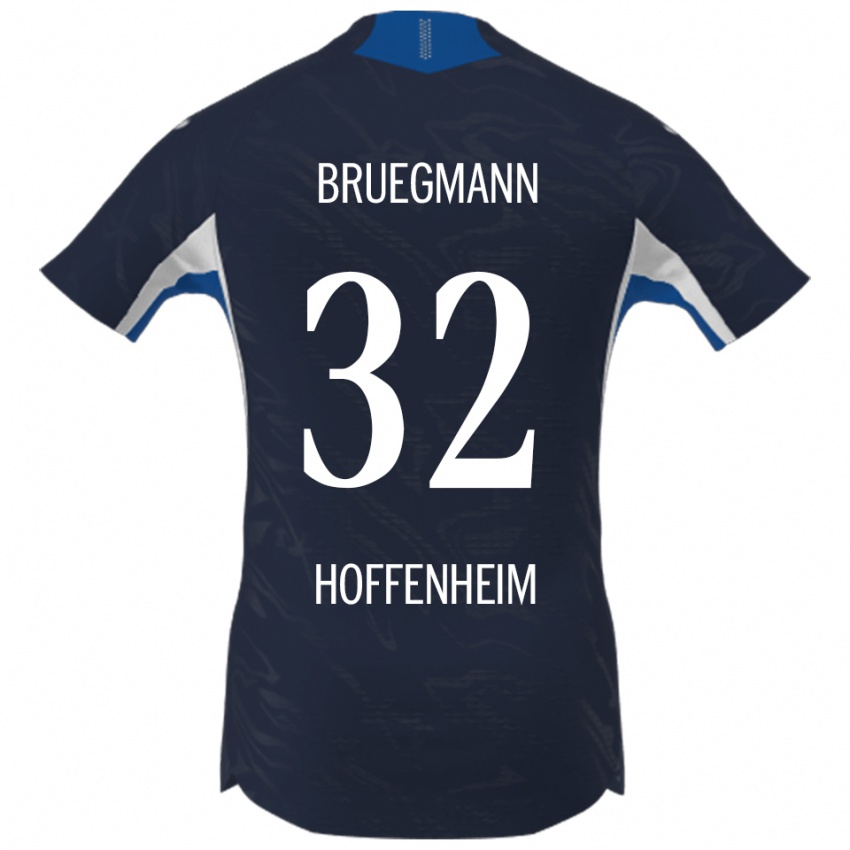 ילדים Lukas Bruegmann #32 נייבי לבן ג'רזי ביתית 2025/26 חולצה קצרה