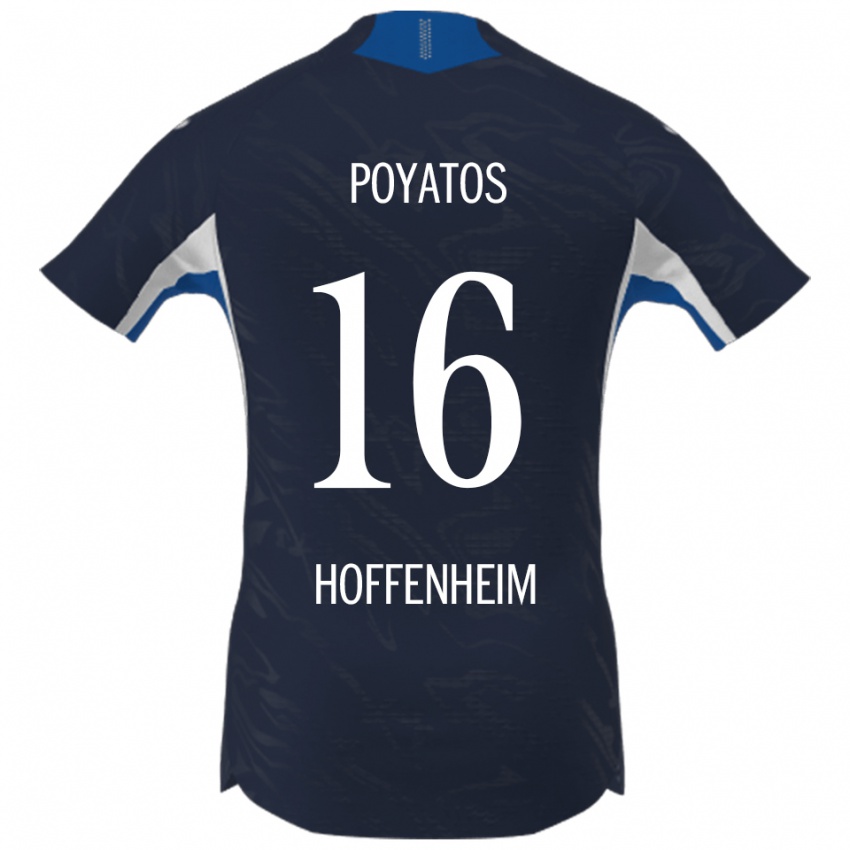 ילדים Miguel Poyatos #16 נייבי לבן ג'רזי ביתית 2025/26 חולצה קצרה