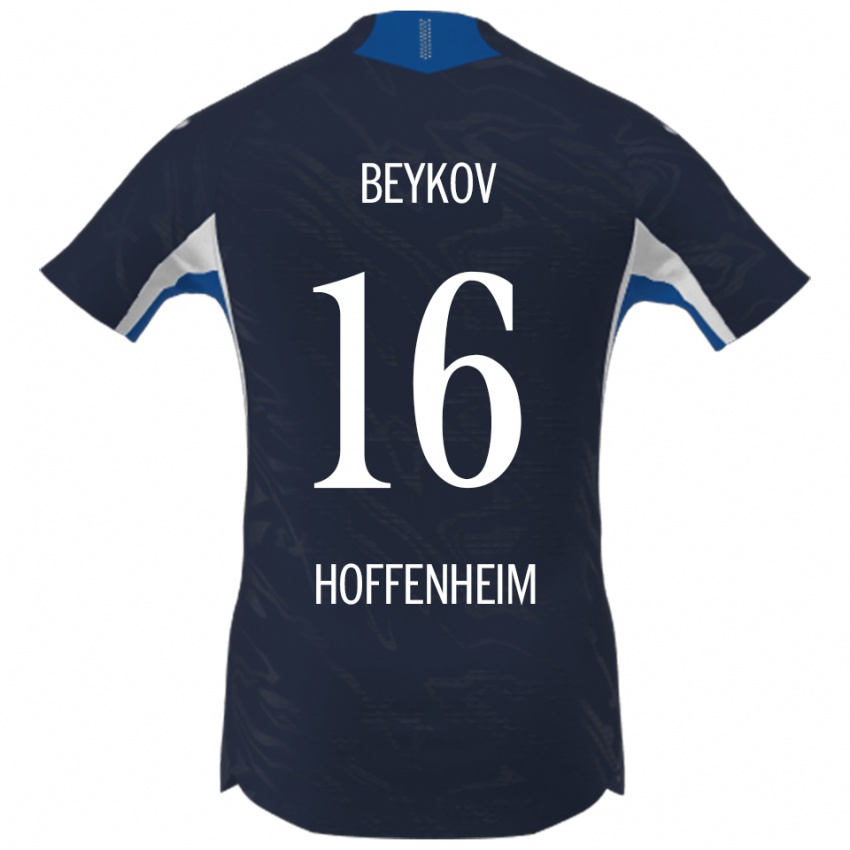 ילדים Viktor Beykov #16 נייבי לבן ג'רזי ביתית 2025/26 חולצה קצרה