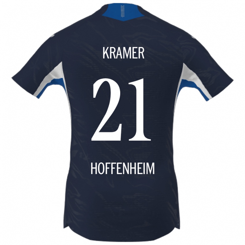 ילדים Emil Kramer #21 נייבי לבן ג'רזי ביתית 2025/26 חולצה קצרה