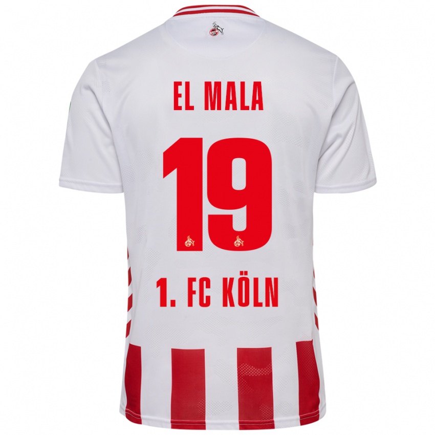 ילדים מאלק אל מאלה #19 לבן אדום ג'רזי ביתית 2025/26 חולצה קצרה