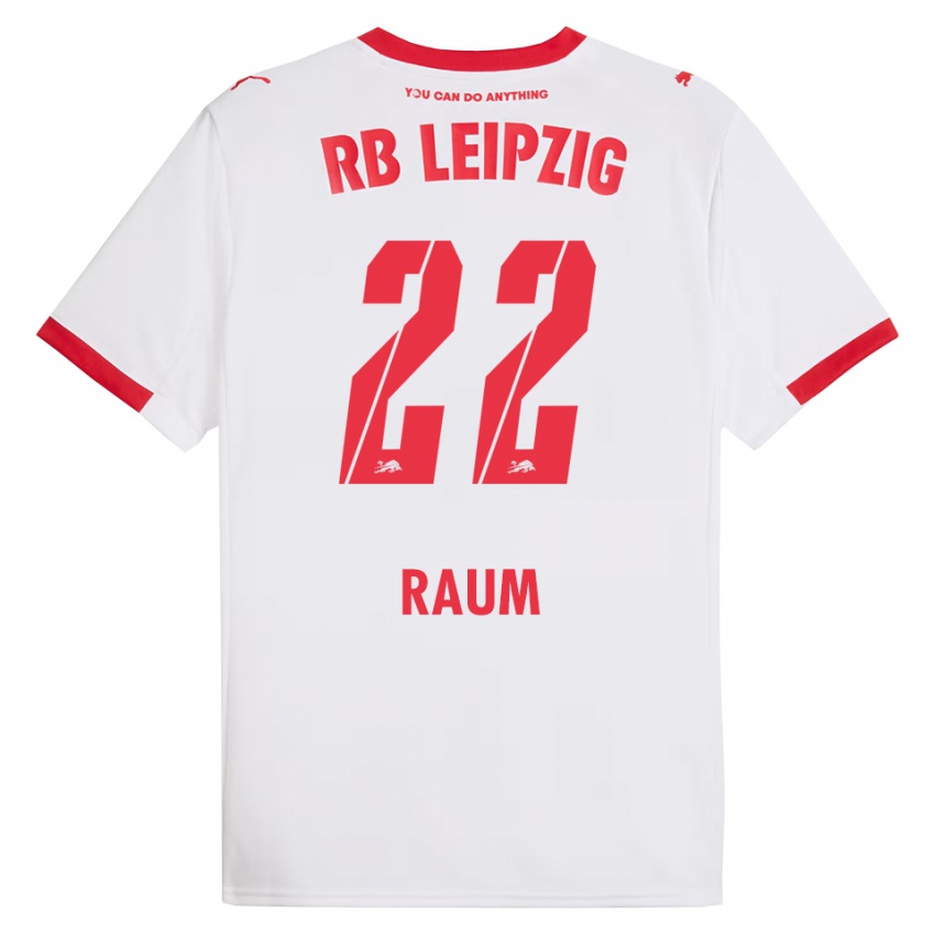 ילדים דויד ראום #22 לבן אדום ג'רזי ביתית 2025/26 חולצה קצרה