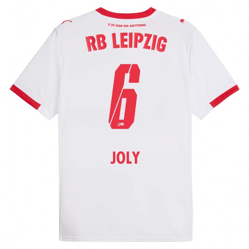 ילדים לו-אן ז׳ולי #6 לבן אדום ג'רזי ביתית 2025/26 חולצה קצרה