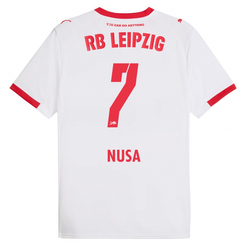 ילדים אנטוניו נוסא #7 לבן אדום ג'רזי ביתית 2025/26 חולצה קצרה