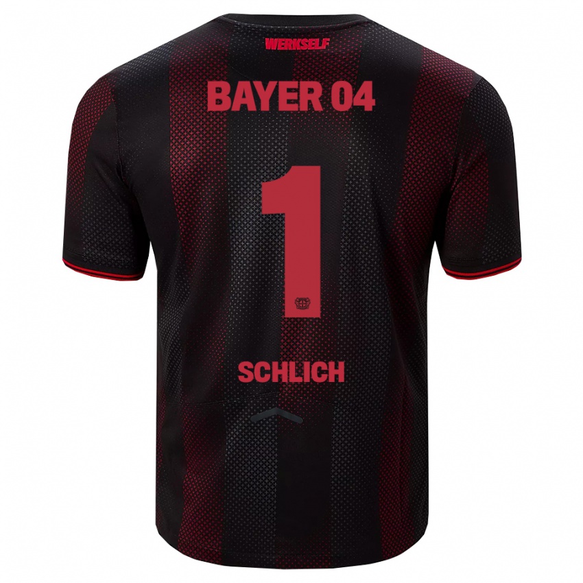 ילדים ג׳ספר שליך #1 שחור אדום ג'רזי ביתית 2025/26 חולצה קצרה