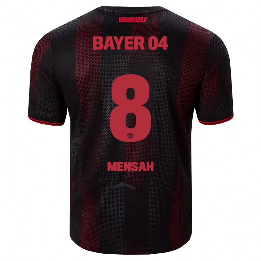 ילדים נאבא מנסה #8 שחור אדום ג'רזי ביתית 2025/26 חולצה קצרה