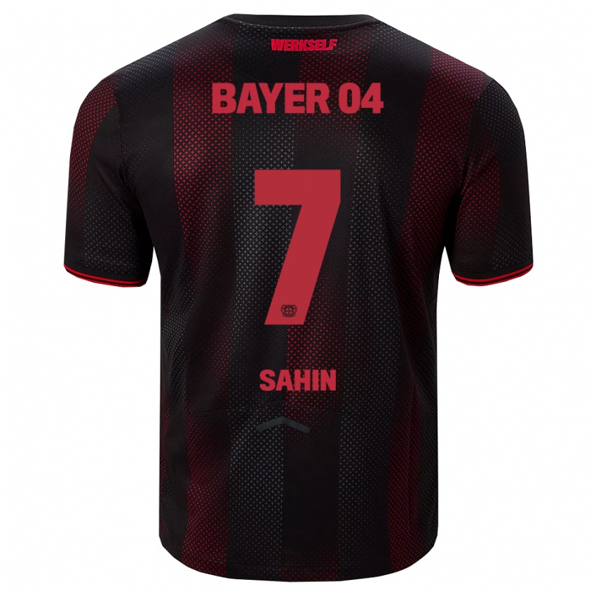 ילדים Batuhan Sahin #7 שחור אדום ג'רזי ביתית 2025/26 חולצה קצרה