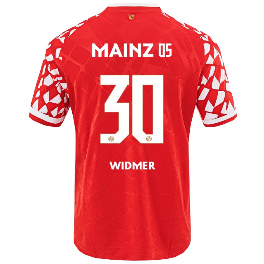 ילדים סילבן וידמר #30 אדום לבן ג'רזי ביתית 2025/26 חולצה קצרה