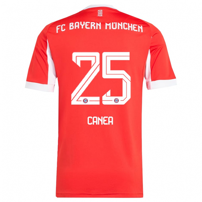 ילדים נדיר Canea #25 אדום לבן ג'רזי ביתית 2025/26 חולצה קצרה