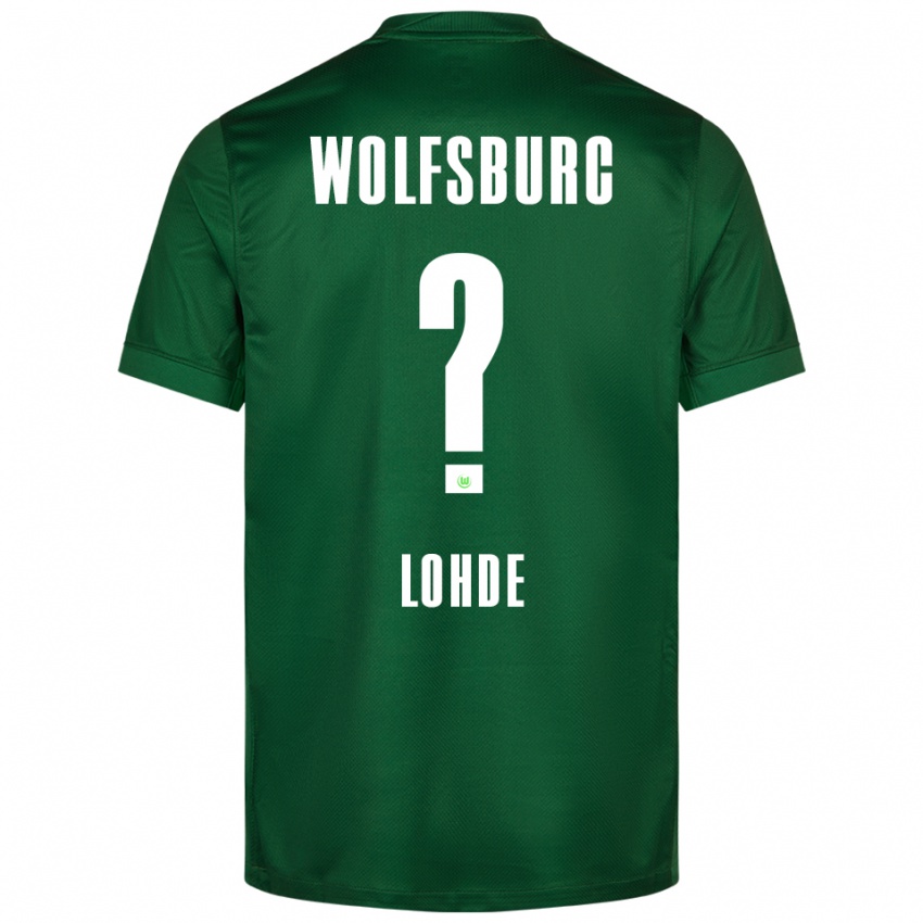 ילדים Sven Lohde #0 ירוק לבן ג'רזי ביתית 2025/26 חולצה קצרה