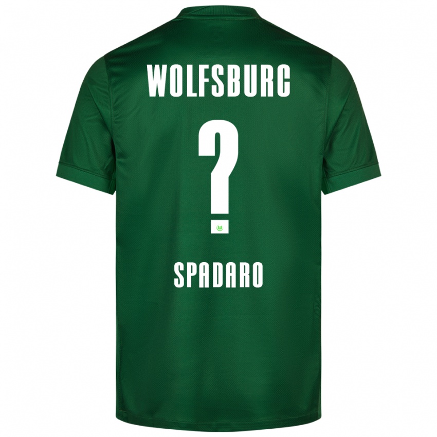ילדים Michele Spadaro #0 ירוק לבן ג'רזי ביתית 2025/26 חולצה קצרה