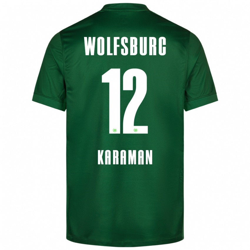 ילדים טאריק קראמאן #12 ירוק לבן ג'רזי ביתית 2025/26 חולצה קצרה