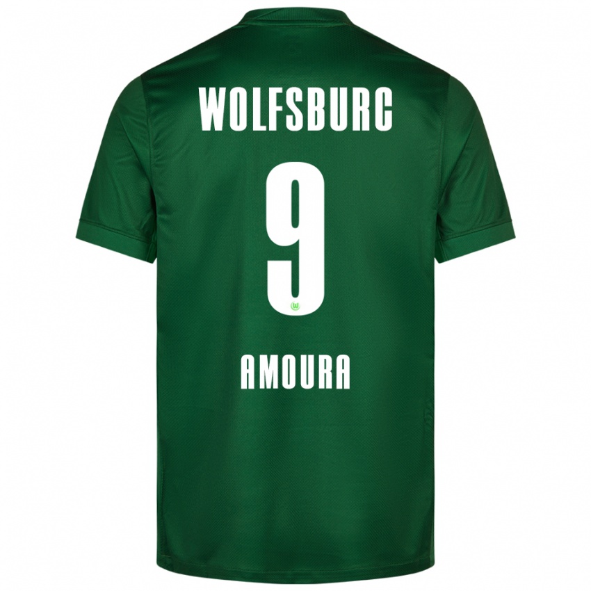 ילדים מוחמד עמורה #9 ירוק לבן ג'רזי ביתית 2025/26 חולצה קצרה