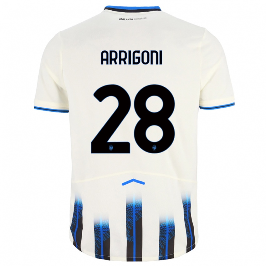 ילדים מתיה אריגוני #28 לבן כחול הרחק ג'רזי 2025/26 חולצה קצרה