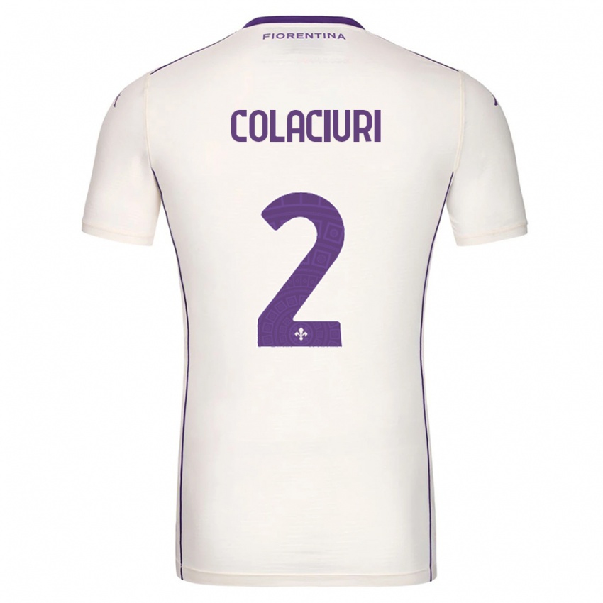 ילדים גבריאל קולאסיורי #2 לבן סגול אדום הרחק ג'רזי 2025/26 חולצה קצרה