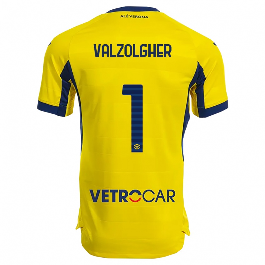 ילדים קיארה ולצולגר #1 צהוב נייבי הרחק ג'רזי 2025/26 חולצה קצרה