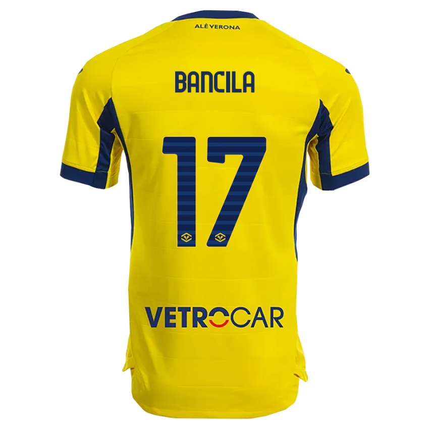 ילדים דריוס בנסילה #17 צהוב נייבי הרחק ג'רזי 2025/26 חולצה קצרה