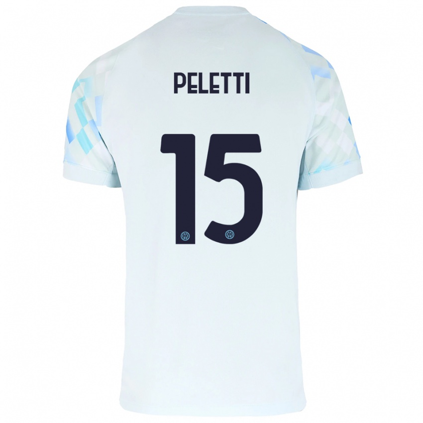 ילדים למברטו פלטי #15 לבן כחול הרחק ג'רזי 2025/26 חולצה קצרה