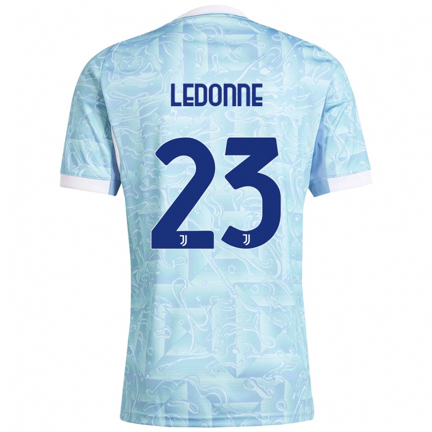 ילדים ניקולו לדון #23 תכלת צהוב הרחק ג'רזי 2025/26 חולצה קצרה