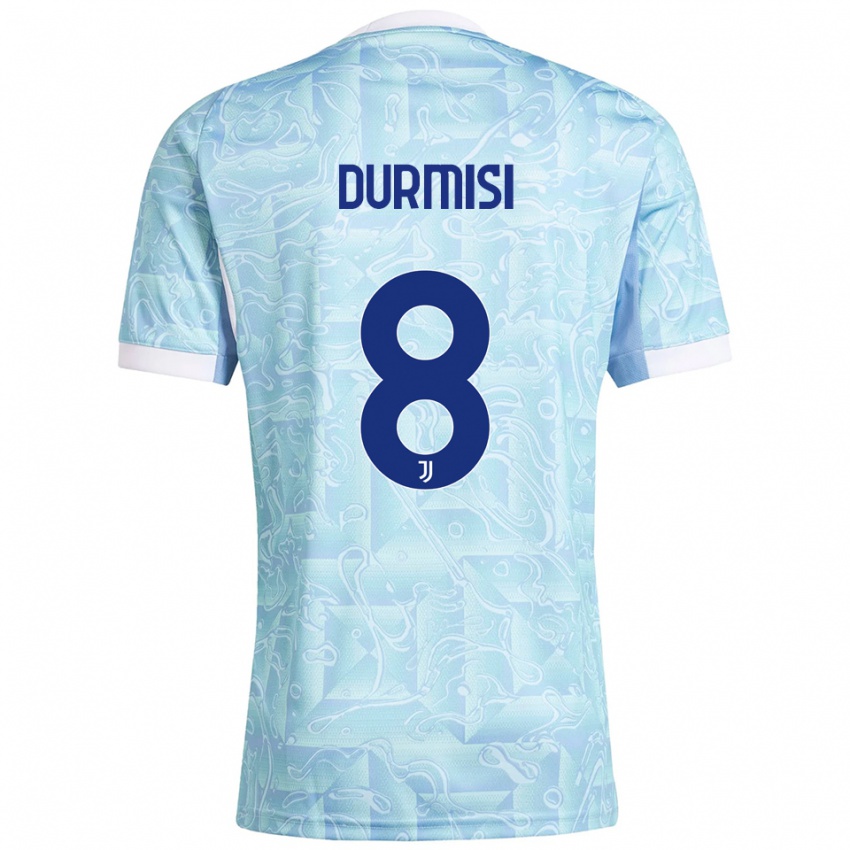 ילדים ארמאן דורמיסי #8 תכלת צהוב הרחק ג'רזי 2025/26 חולצה קצרה