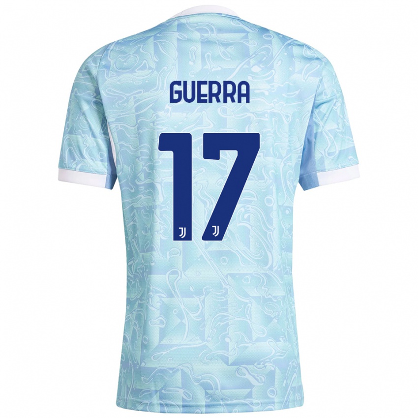 ילדים סימונה גרה #17 תכלת צהוב הרחק ג'רזי 2025/26 חולצה קצרה