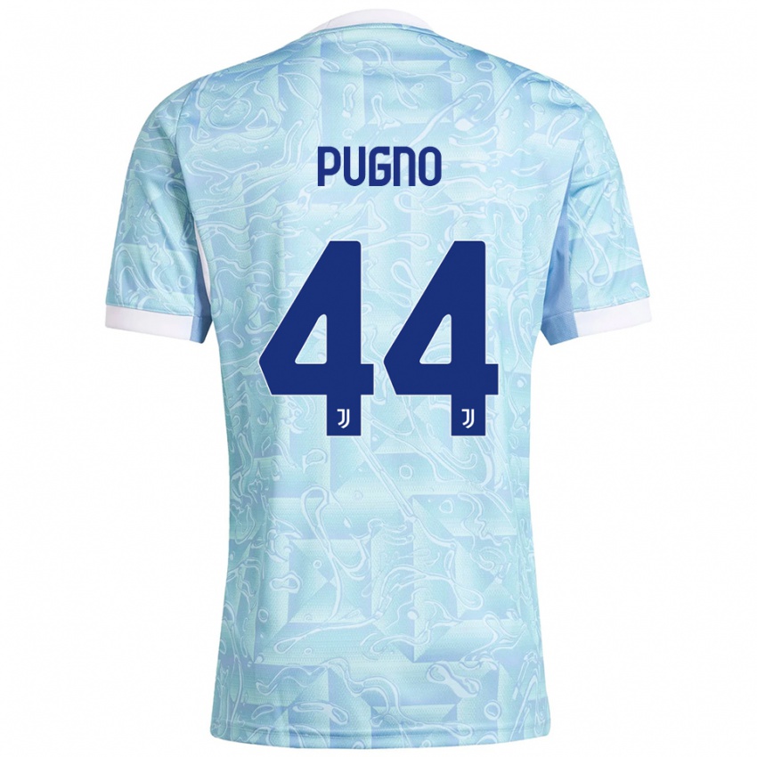 ילדים דייגו פוניו #44 תכלת צהוב הרחק ג'רזי 2025/26 חולצה קצרה