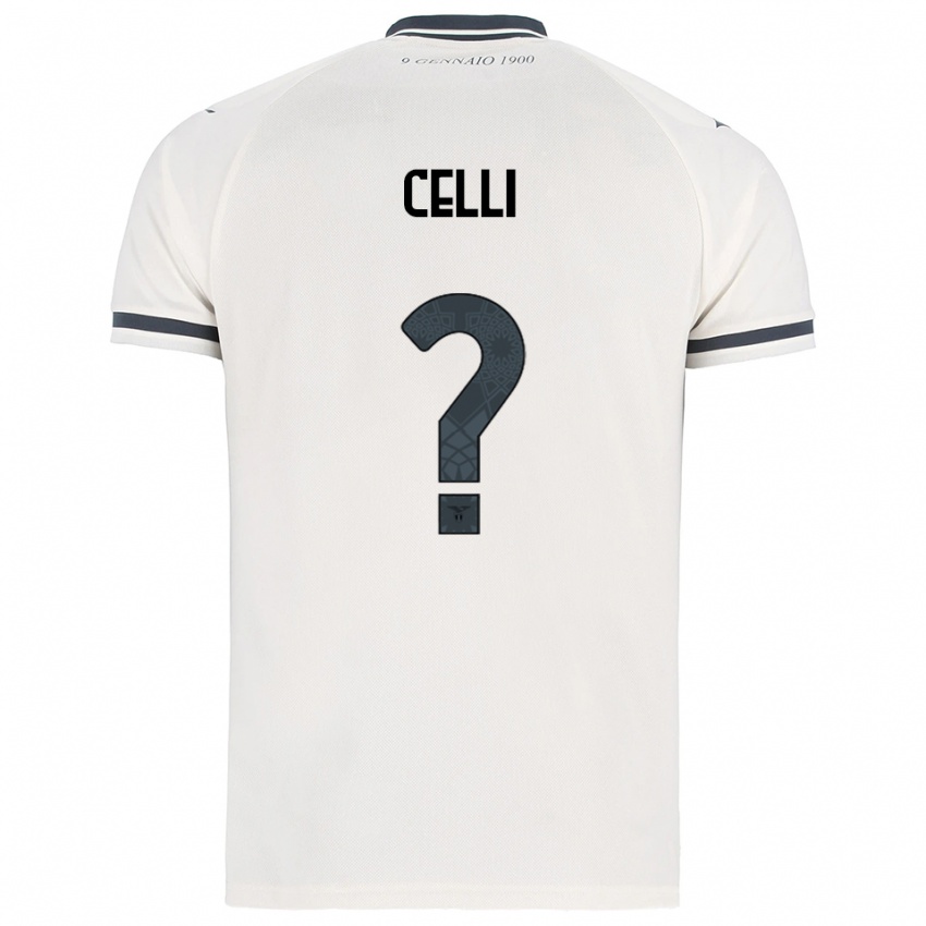 ילדים גבריאל צ'לי #0 לבן נייבי הרחק ג'רזי 2025/26 חולצה קצרה