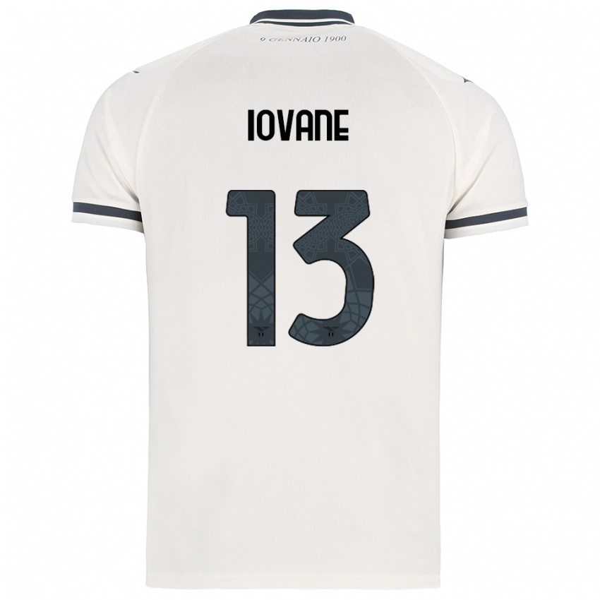 ילדים מטאו יובאנה #13 לבן נייבי הרחק ג'רזי 2025/26 חולצה קצרה