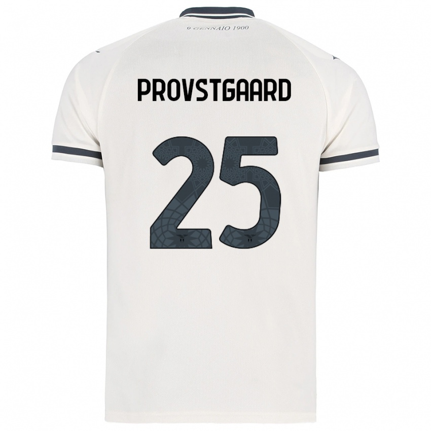 ילדים אוליבר פרובסטארד #25 לבן נייבי הרחק ג'רזי 2025/26 חולצה קצרה