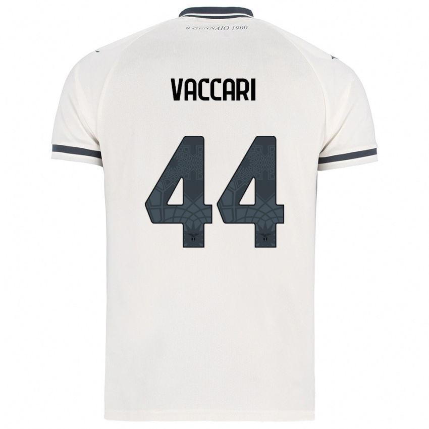 ילדים Flavia Vaccari #44 לבן נייבי הרחק ג'רזי 2025/26 חולצה קצרה