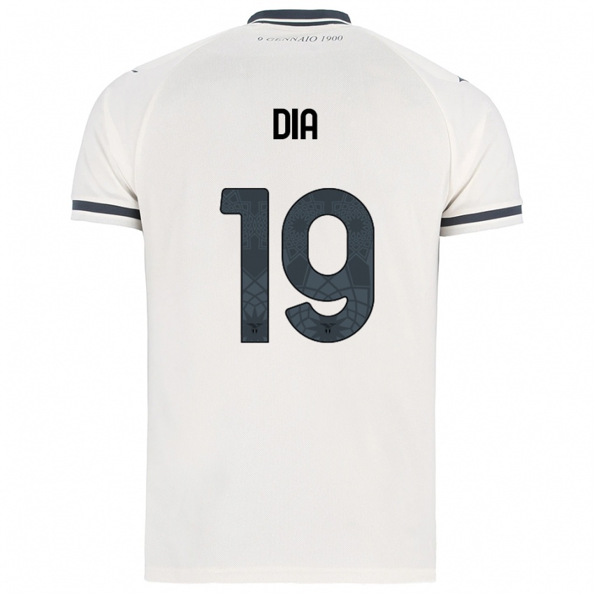 ילדים בולאיה דיה #19 לבן נייבי הרחק ג'רזי 2025/26 חולצה קצרה