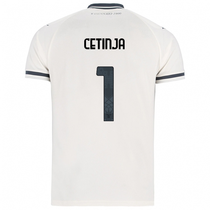 ילדים שרה סטיניה #1 לבן נייבי הרחק ג'רזי 2025/26 חולצה קצרה