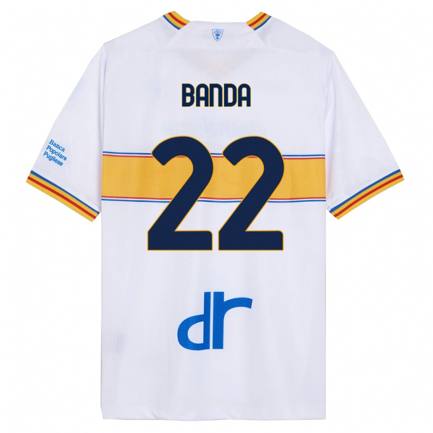 ילדים לאמק באנדה #22 לבן צהוב הרחק ג'רזי 2025/26 חולצה קצרה