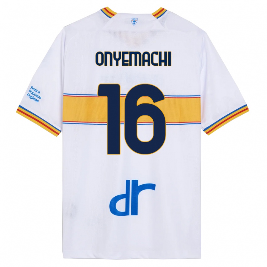 ילדים אונימאצ'י האלוהי #16 לבן צהוב הרחק ג'רזי 2025/26 חולצה קצרה