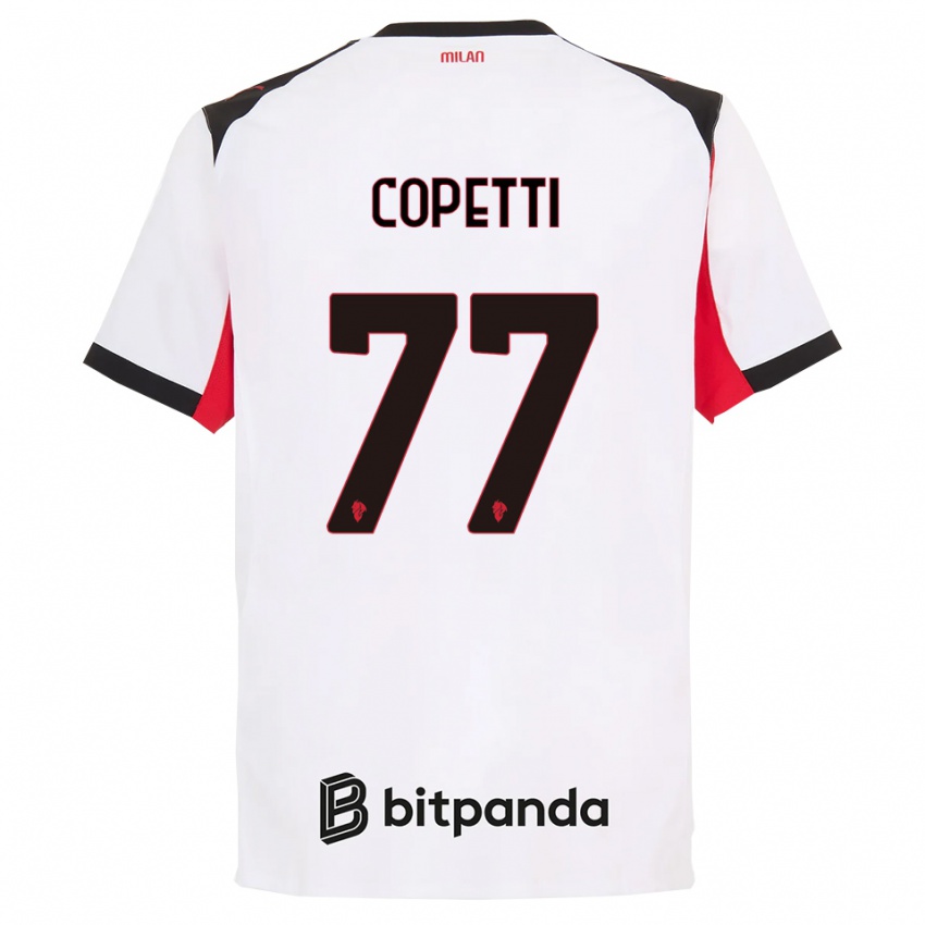 ילדים מטילד קופטי #77 לבן שחור הרחק ג'רזי 2025/26 חולצה קצרה