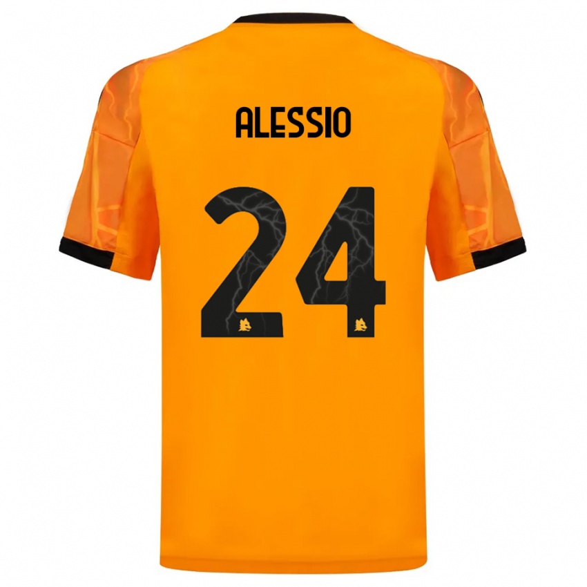 ילדים פיליפו אלסיו #24 כתום שחור הרחק ג'רזי 2025/26 חולצה קצרה