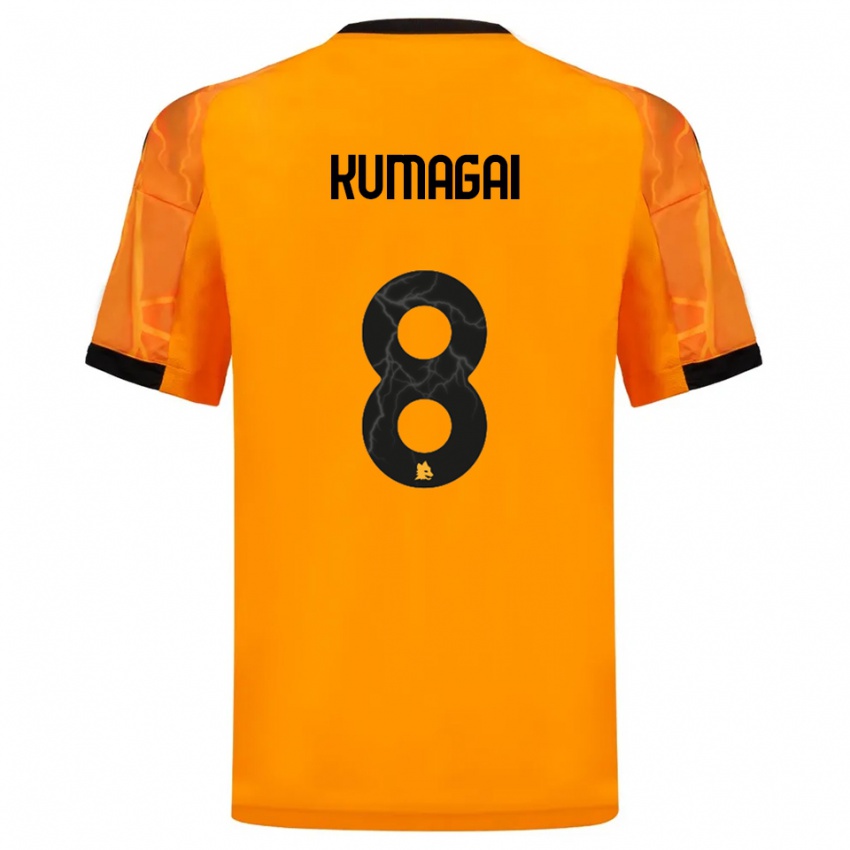 ילדים סאקי קומגאי #8 כתום שחור הרחק ג'רזי 2025/26 חולצה קצרה