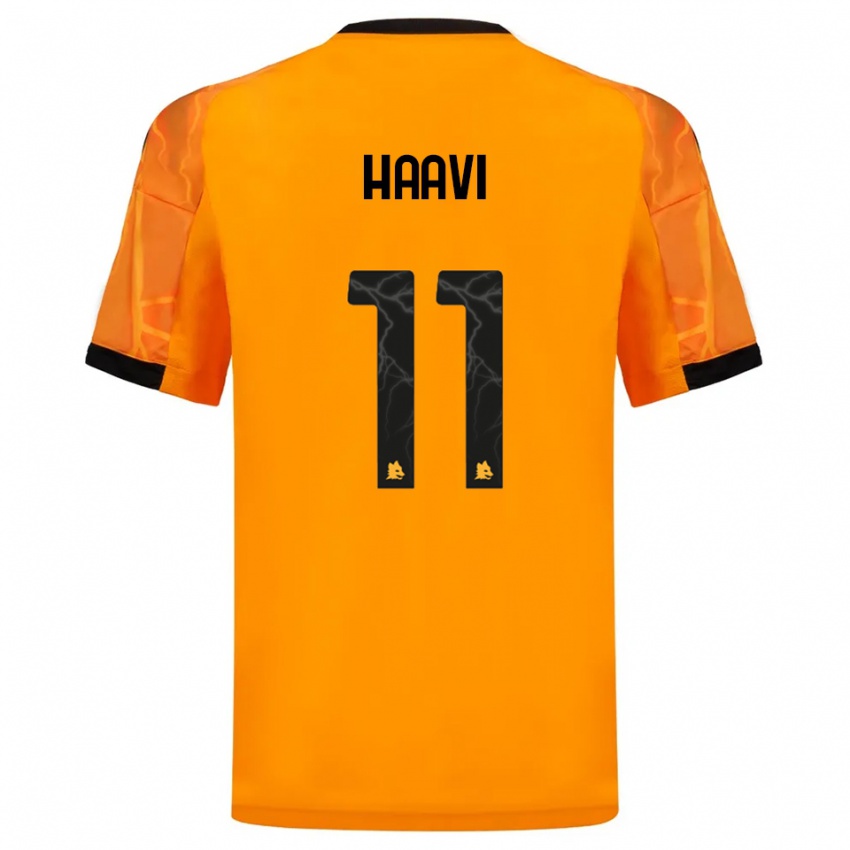 ילדים אמילי הווי #11 כתום שחור הרחק ג'רזי 2025/26 חולצה קצרה