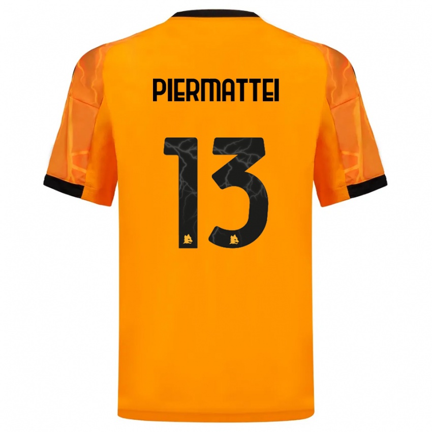 ילדים פדריקו פירמטיי #13 כתום שחור הרחק ג'רזי 2025/26 חולצה קצרה